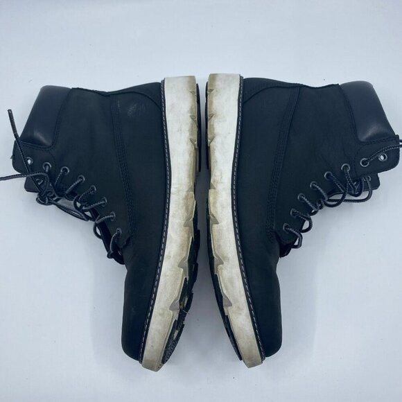 Timberland Keeley Field 6 Inch Black Nubuck Leather Womens 8 Lace Up Boots A26HQ - Picture 7 of 11